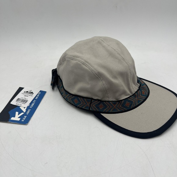 KAVU Organic Strapcap Large Stone Beige Aztec Mens Hiking Outdoors Hat - Picture 1 of 8